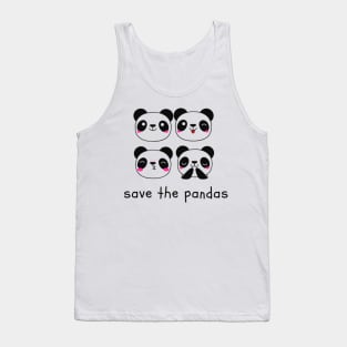 Save the Pandas Tank Top